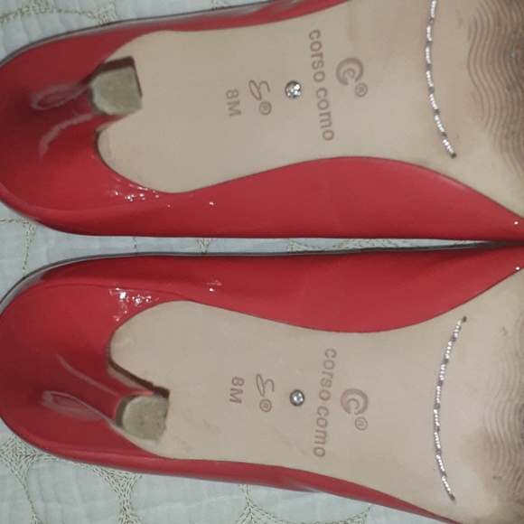 Corso Como orange 4inch heels - Picture 5 of 7
